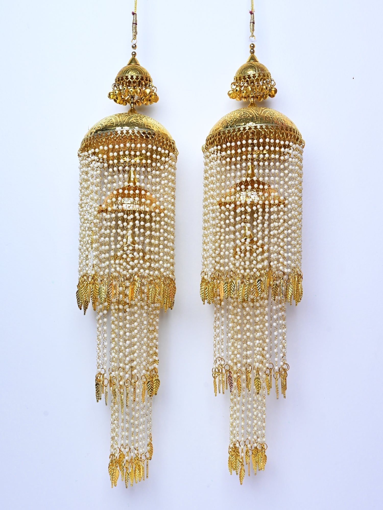 Subhashree Pearl Work Gold Plated Kalire - qivii