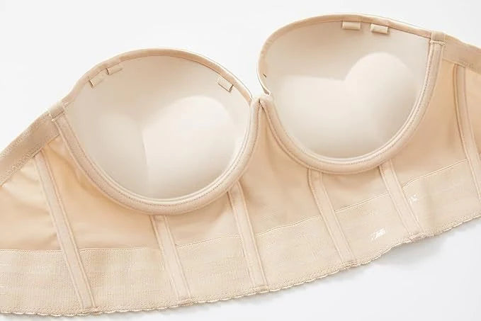 Strapless Full Cup Corset Shaping Bra - By Qivii