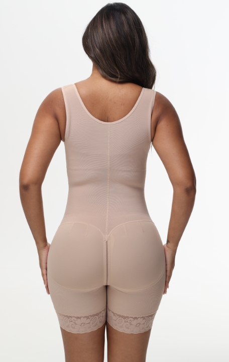 Fajas Colombianas Stage 2 Open Bust High Compression Shapewear With Zipper Crotch - By Qivii