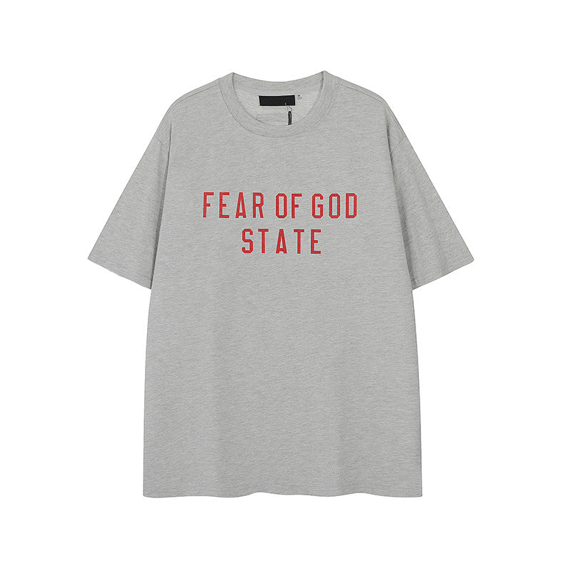 FW24 STATE T-Shirt / Shorts / Set - Set Gray - By Qivii