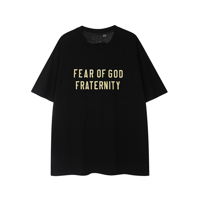 FW24 FRATERNITY T-Shirt / Shorts / Set - Black - By Qivii