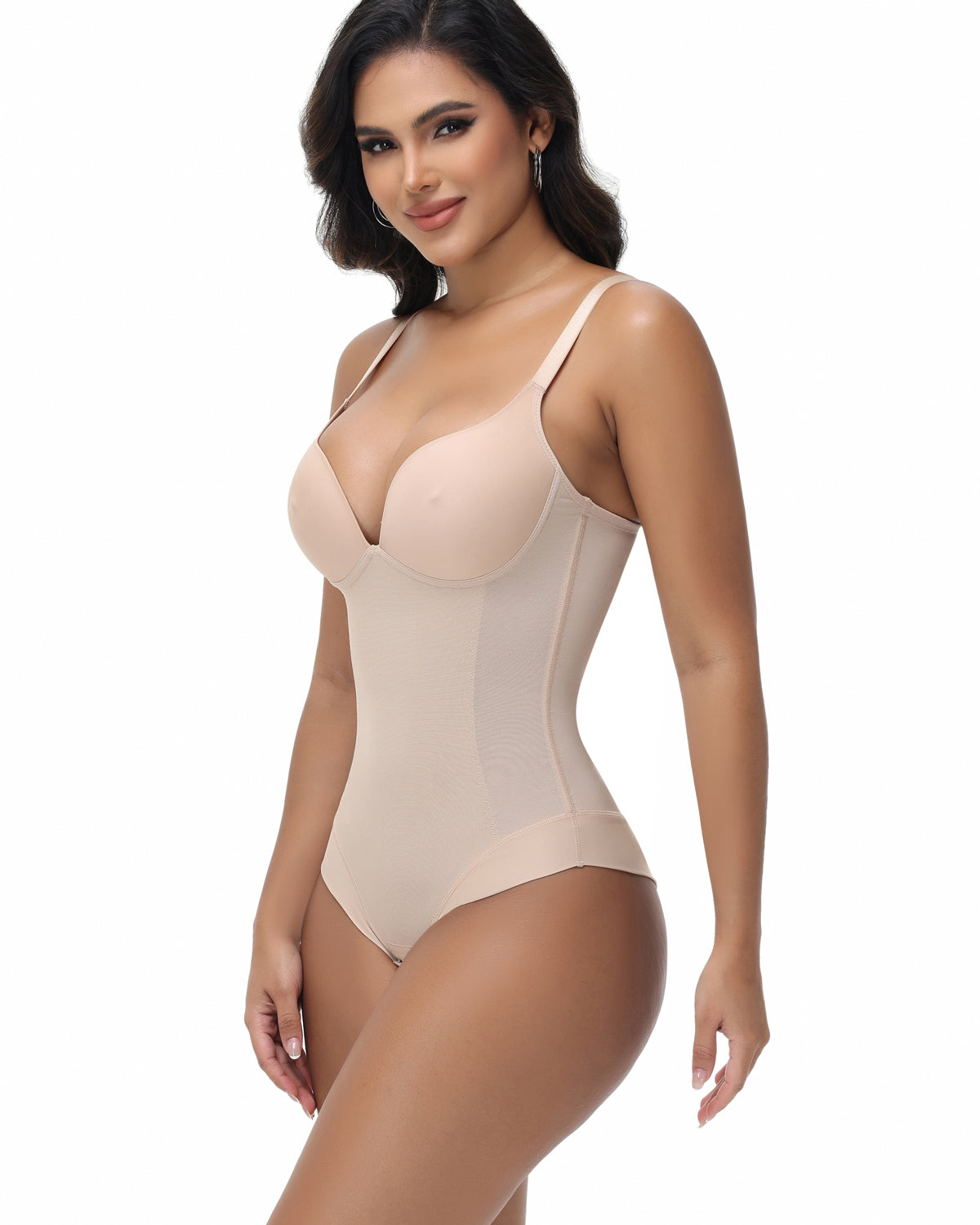 Shapshe® Shapewear Nippel Bra Tummy Control Briefs Bodysuit