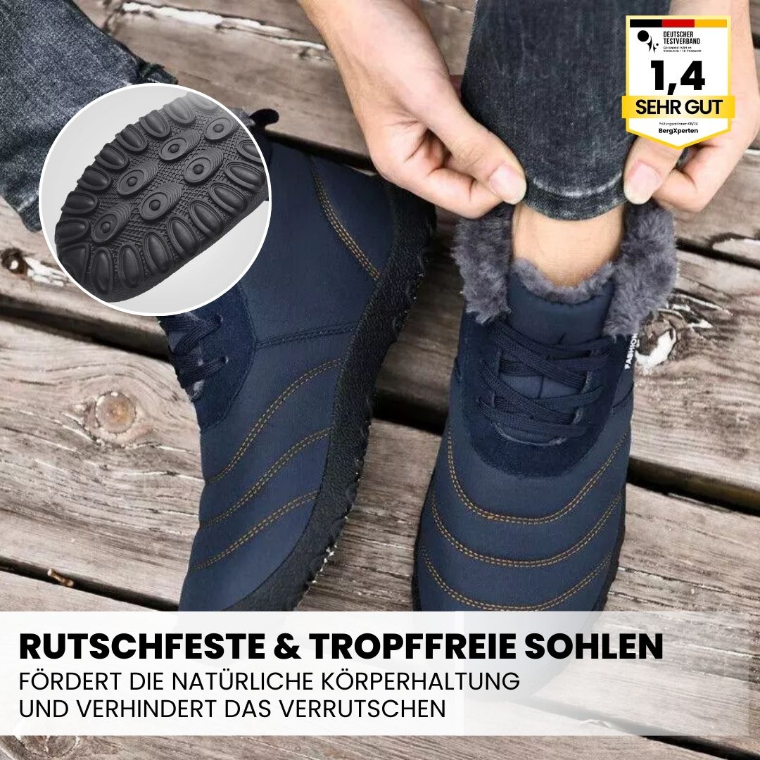 OrthoWarm - Schmerzlindernde, wasserabweisende & gefütterte Barfußschuhe - By Qivii