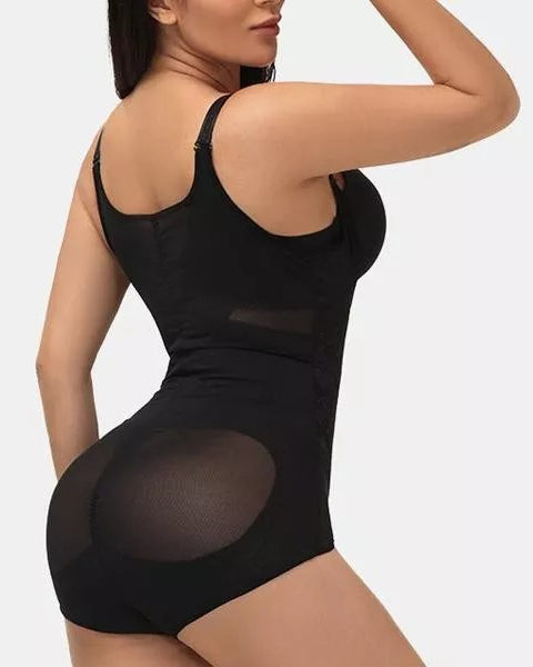Breathable Waist Trainer Corset Bodysuit Shapewear - By Qivii