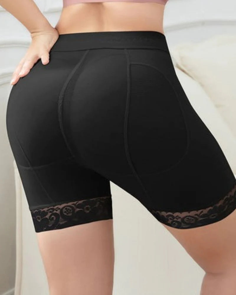 Shapshe® Women Black Butt Lifter Lace Seamless Body Shape Lifting Enhancer Control Panties