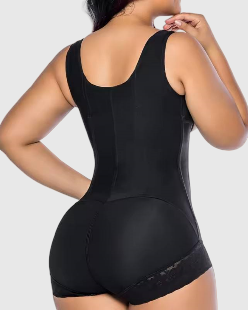 Enhanced Version 7 Steel Bones 3-row Button Corset Tights Tummy Shaping Belt Body Shaper - By Qivii
