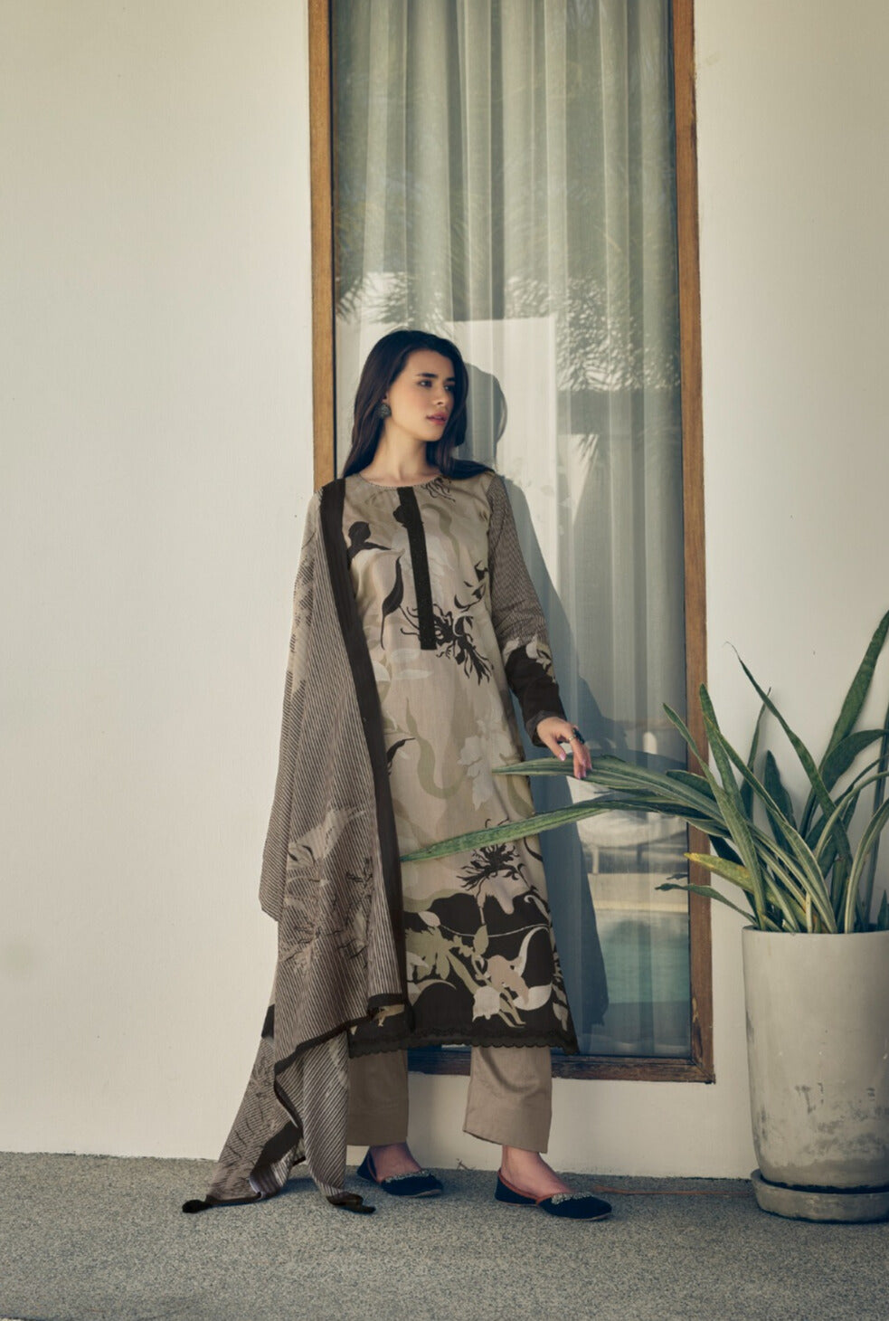 SHADOW PURE LAWN COTTON WITH FENCY WORK WITH DIGITAL PRINT SALWAR SUIT