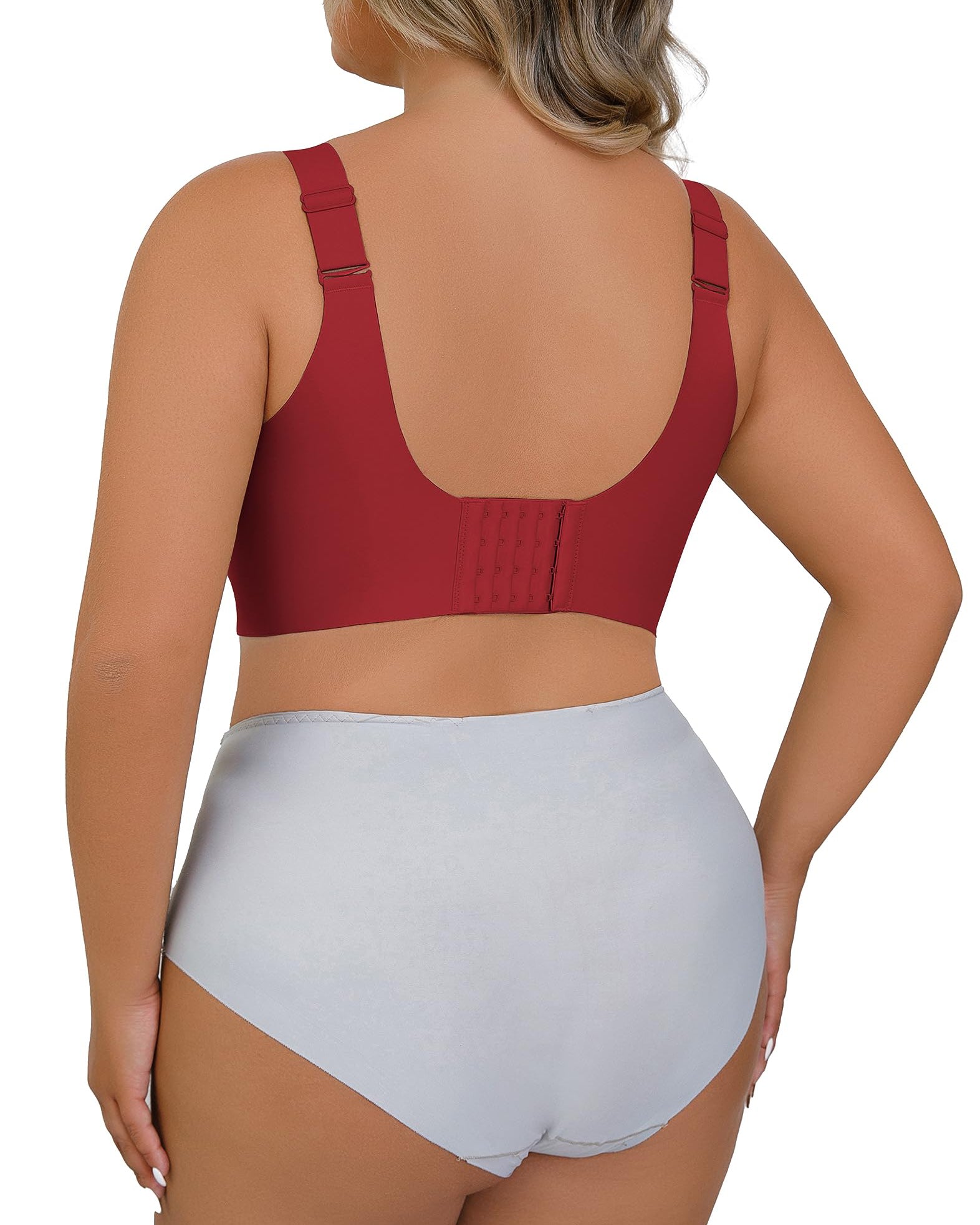 Daily Comfort Wireless Shaper Bra Smooth Full Coverage Support Bra - By Qivii
