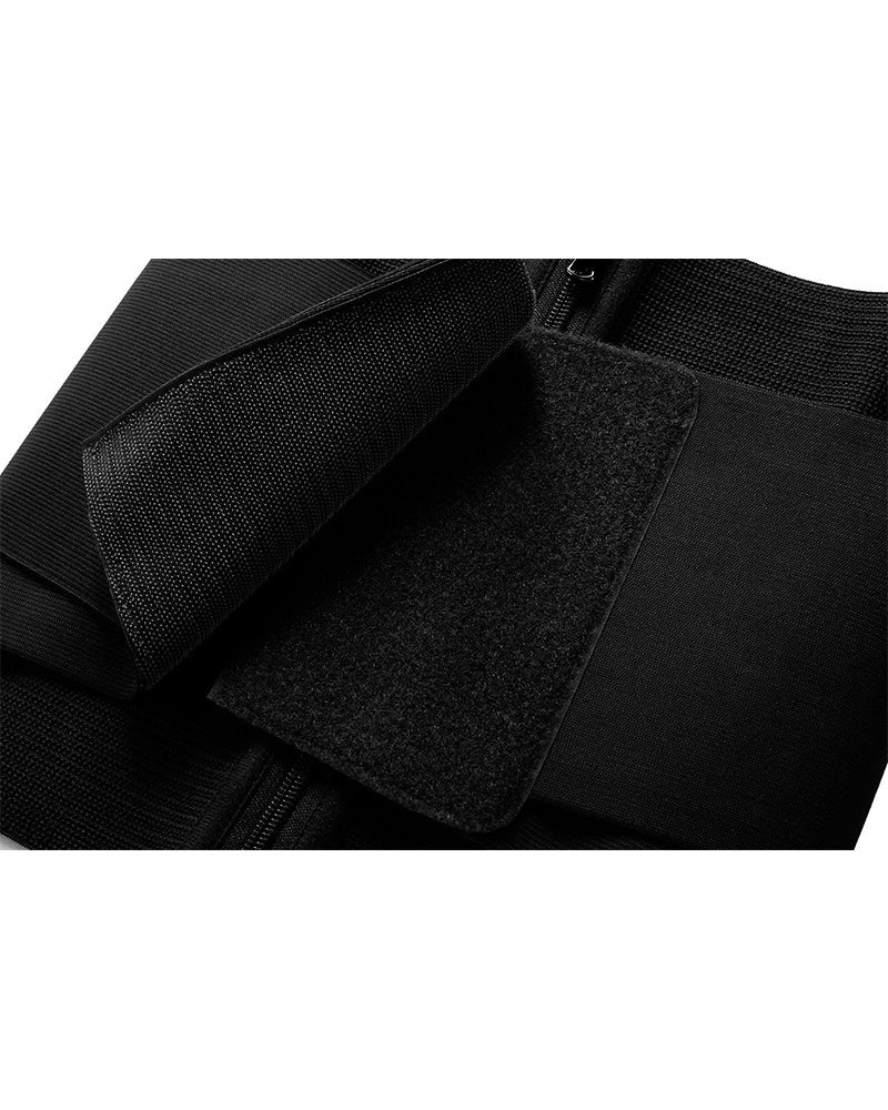 Double Compression Zipper Waist Trainer Corset Girdle