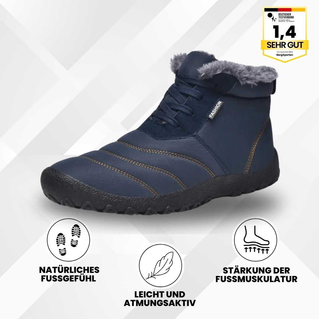 OrthoWarm - Schmerzlindernde, wasserabweisende & gefütterte Barfußschuhe - By Qivii