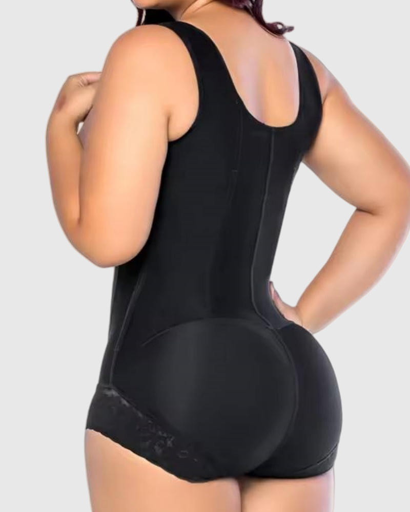 Enhanced Version 7 Steel Bones 3-row Button Corset Tights Tummy Shaping Belt Body Shaper - By Qivii