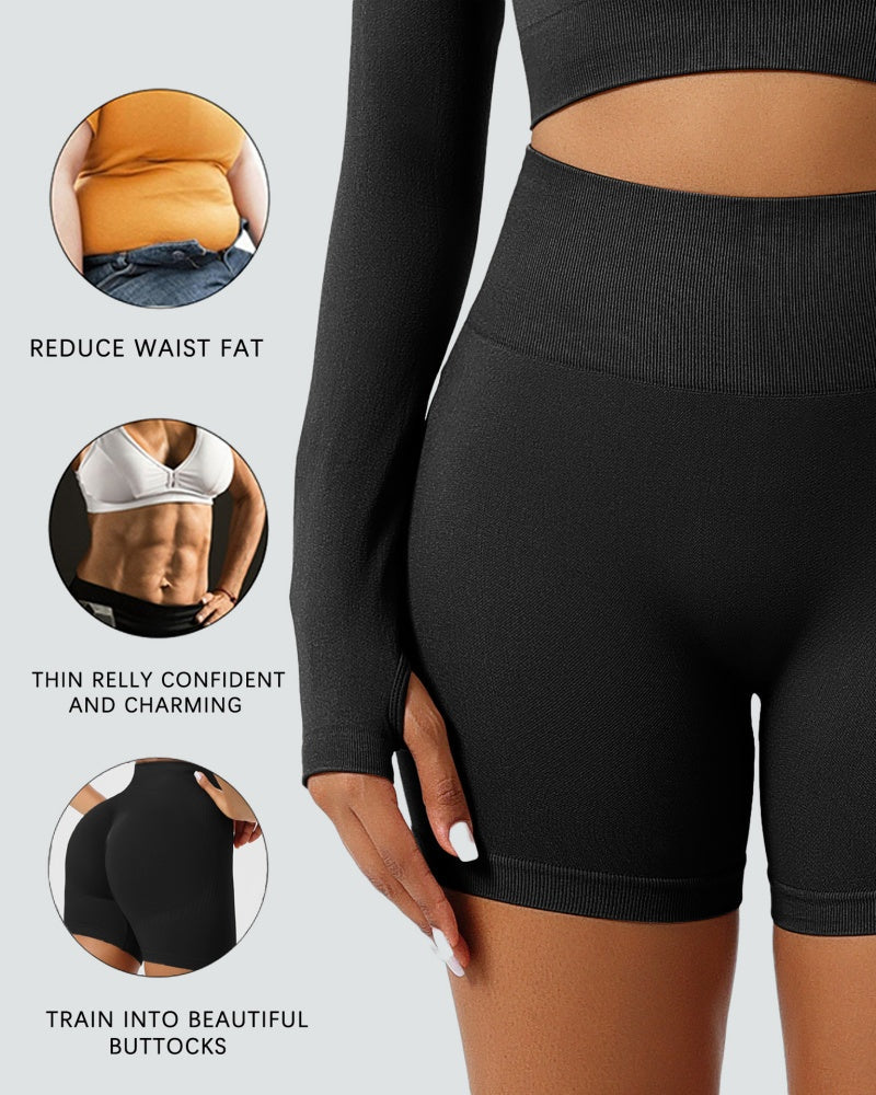 Mid-rise Tummy Control Hip Lift Thin Style Shaping Shorts - By Qivii