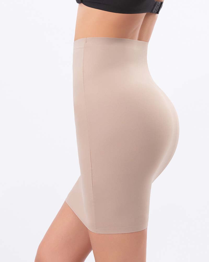 Toning Abdomen Breathable Seamless Body Lift Hip Bodycon Mini Skirt - By Qivii