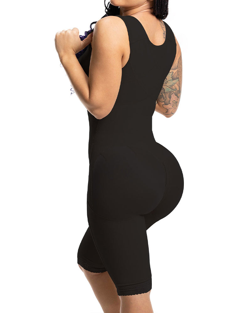 Shapshe® Women's Full Coverage BBL Post Surgery Tummy Control Body Shaper - By Qivii