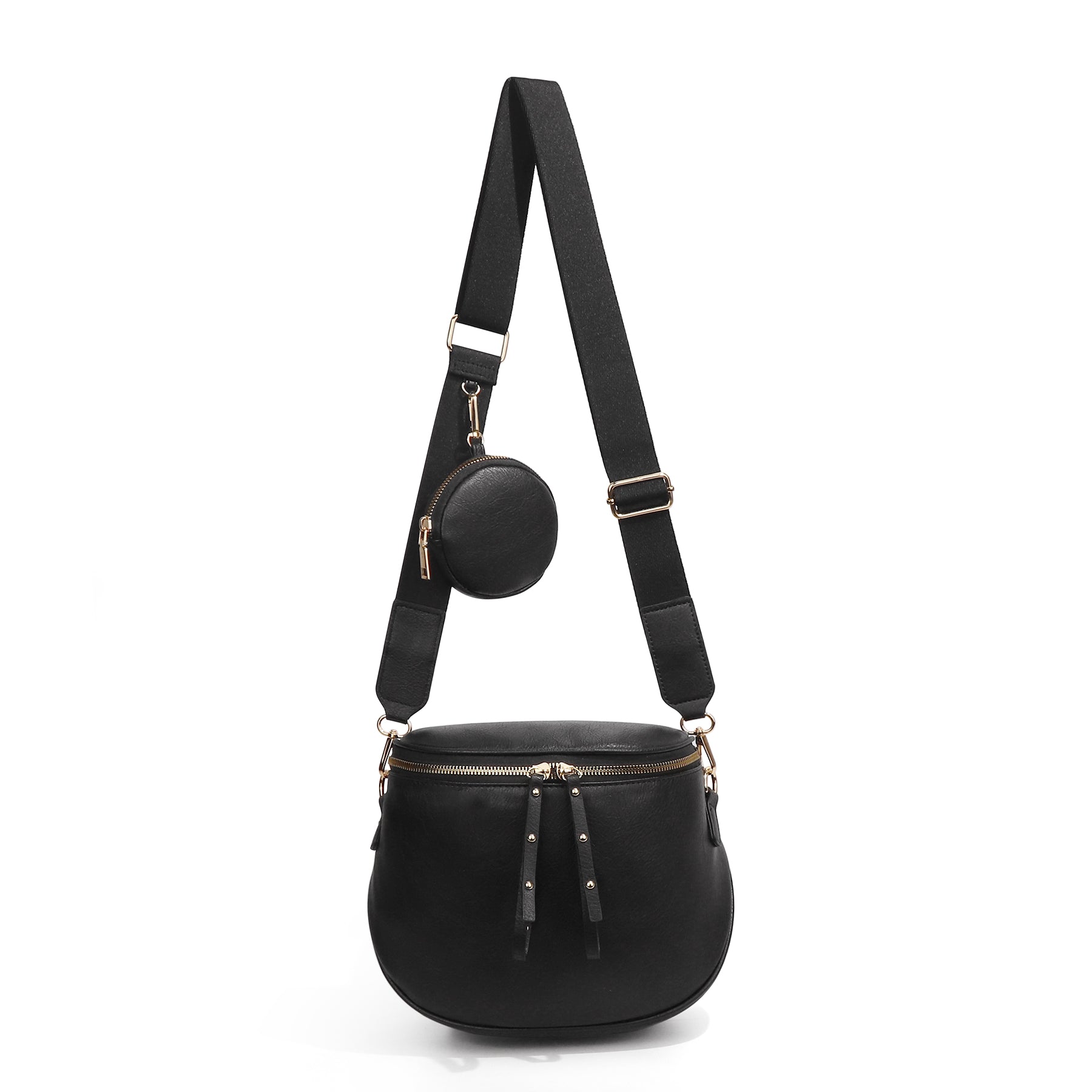 Ounamei Large Crossbody Bag for Women | Multi-Style Bag with Coin Pouch for Travel & Daily Use