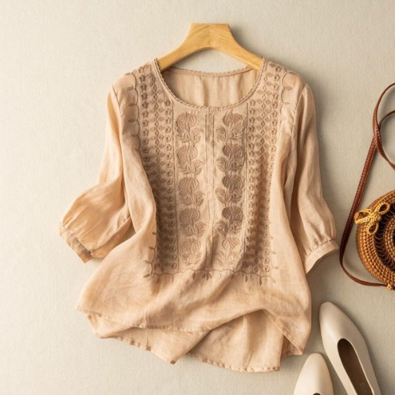 Adeline Prestige Viscose Blouse - By Qivii
