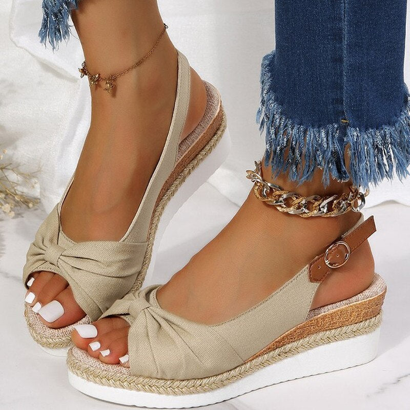 Candy - Orthopädische Peep-Toe Sandalen - By Qivii