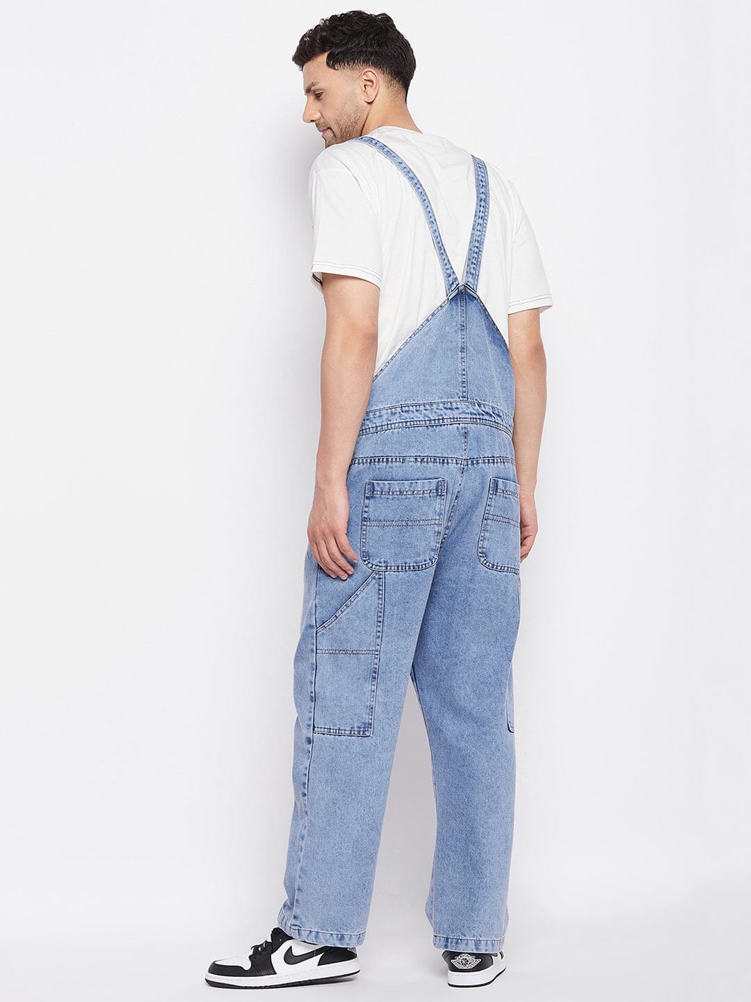 Blue Baggy Carpenter Dungaree