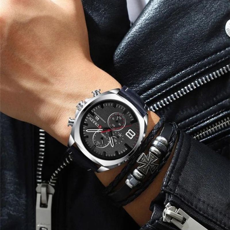 Waterdichte Militaire Chronograaf Sporthorloge - By Qivii