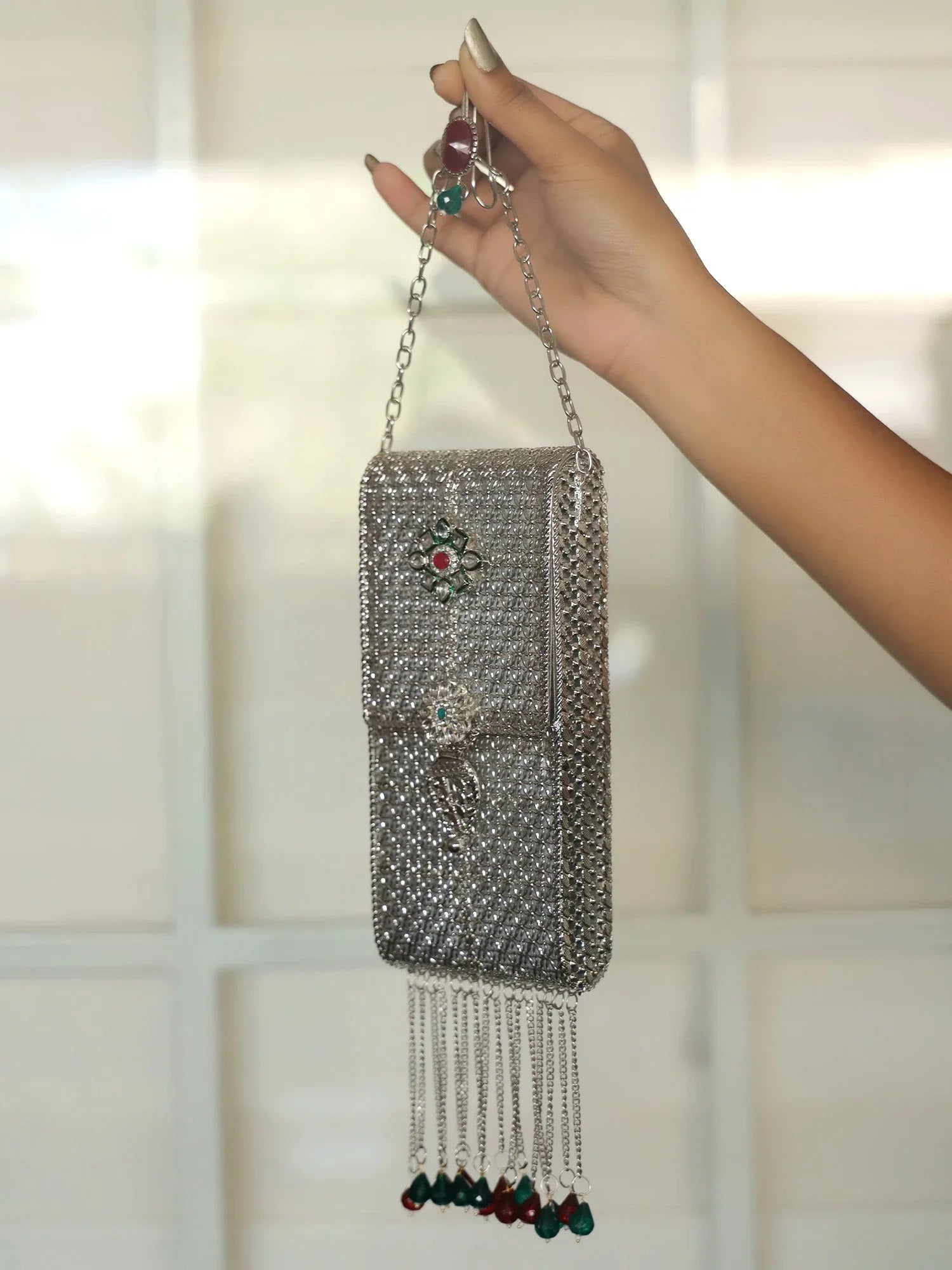 Nora Silver Mobile Pouch