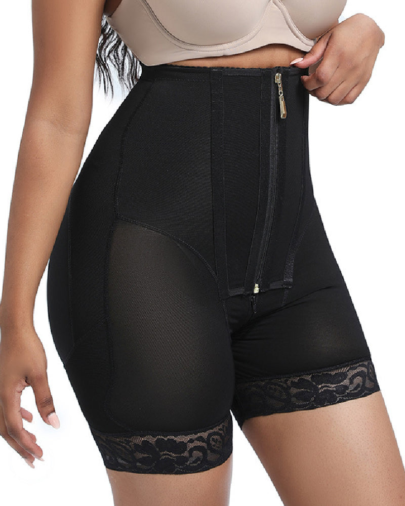 High Compression Tummy Control Shapewear Shorts BBL Girdles Faja Shorts - By Qivii