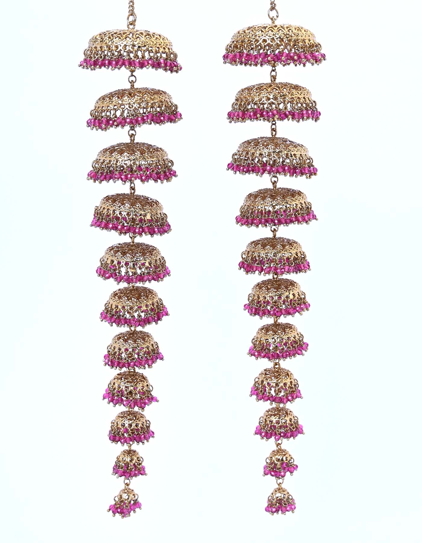 Ishani Rose Pink Gold Plated Kalire - qivii