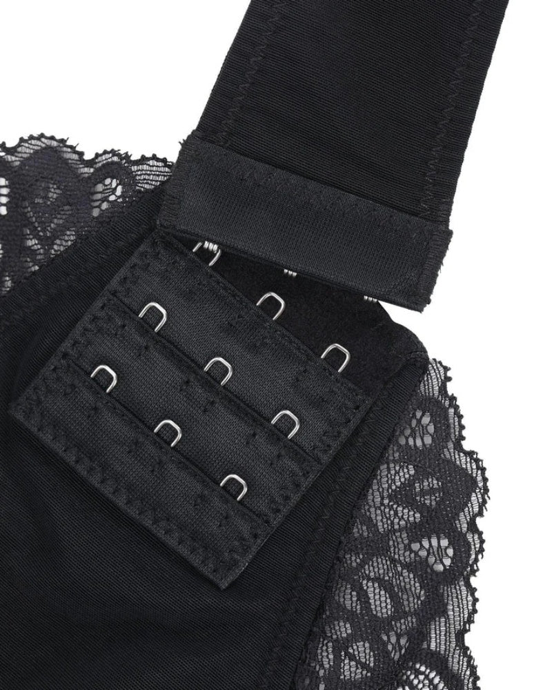 Sexy Lace Deep-V Neck Bodysuits - By Qivii