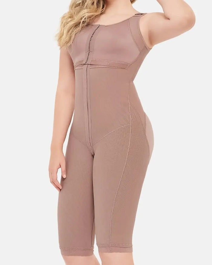 Shapshe® Double Compression Tummy Control Shapewear Faja With Bra - By Qivii