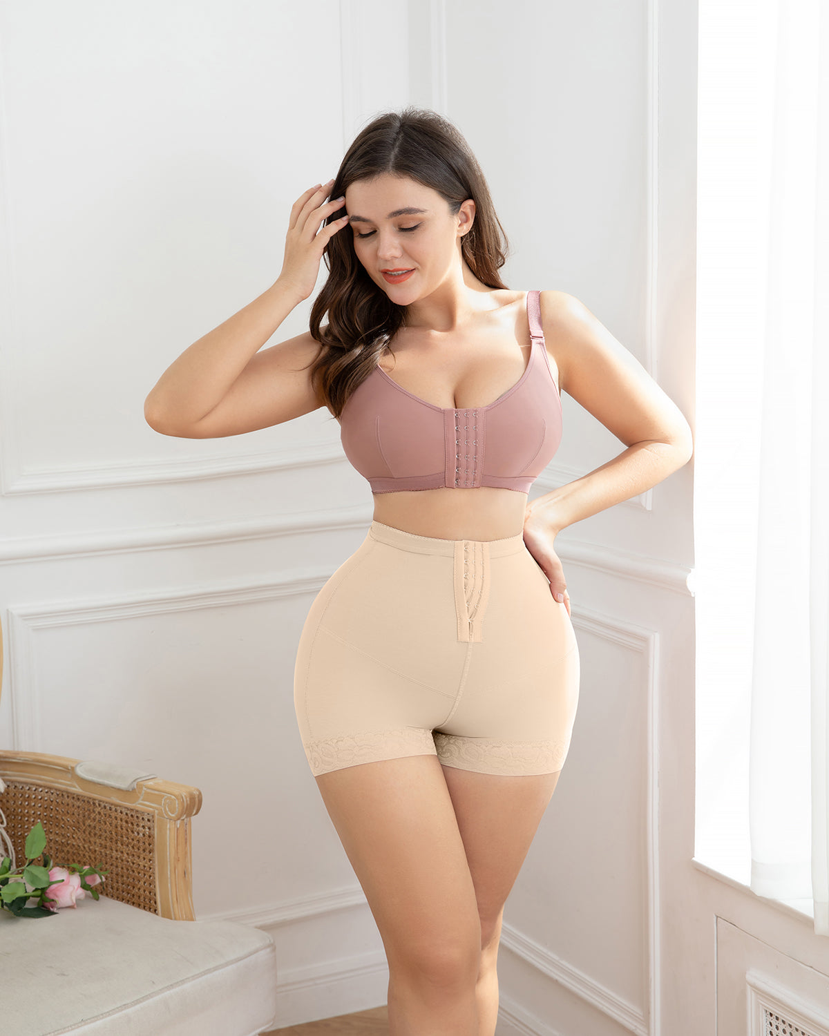 Shapshe® Women Lower Belly Fat Hourglass Butt Lifting Shapewear Shorts