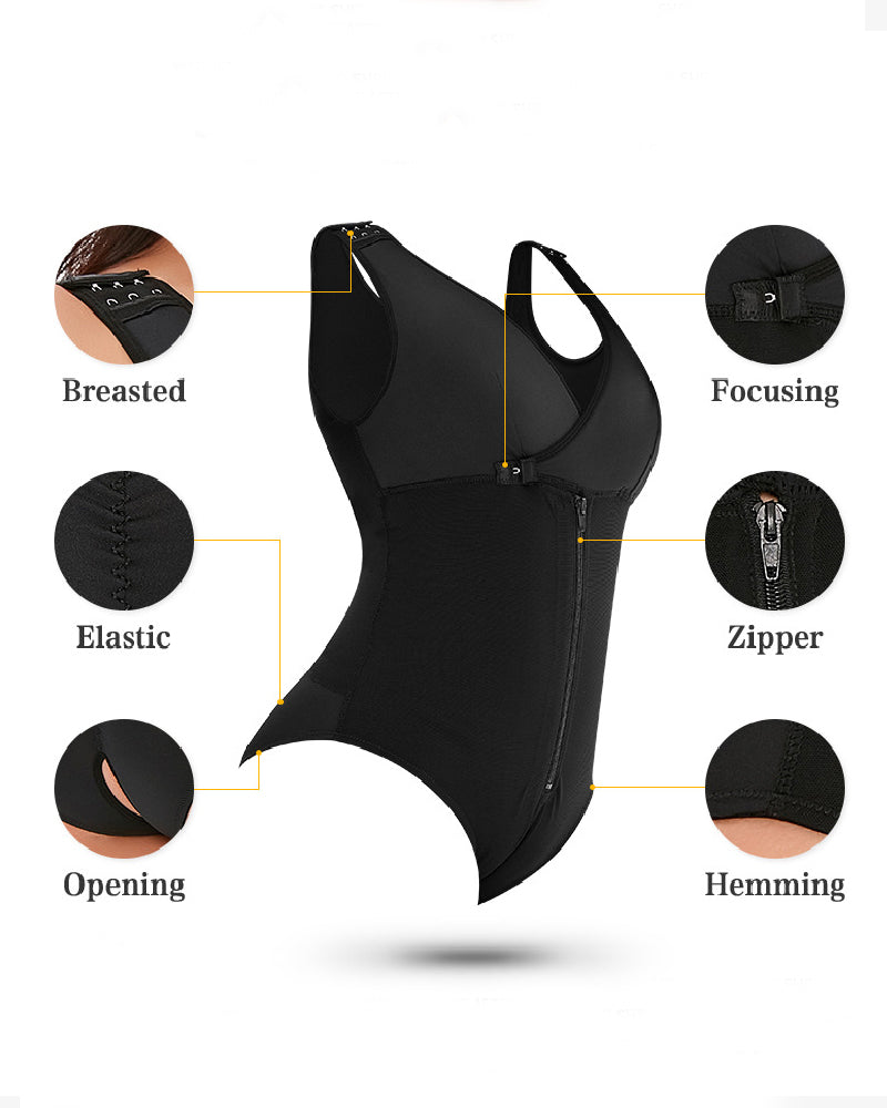 Women's Fajas Adjustable Breastfeeding High Compression Butt Lifter Shapewear - By Qivii