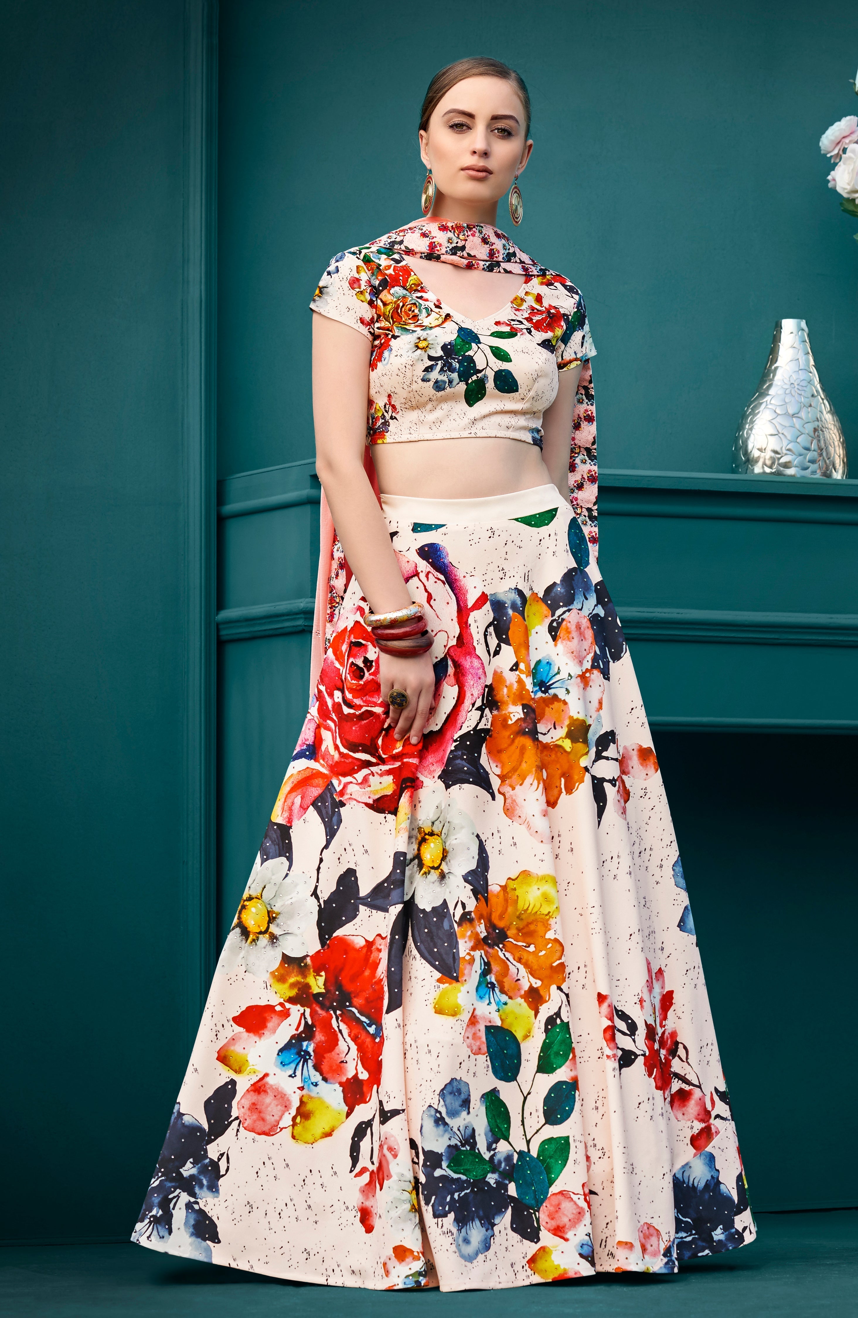 Spring Fling Lehenga - qivii