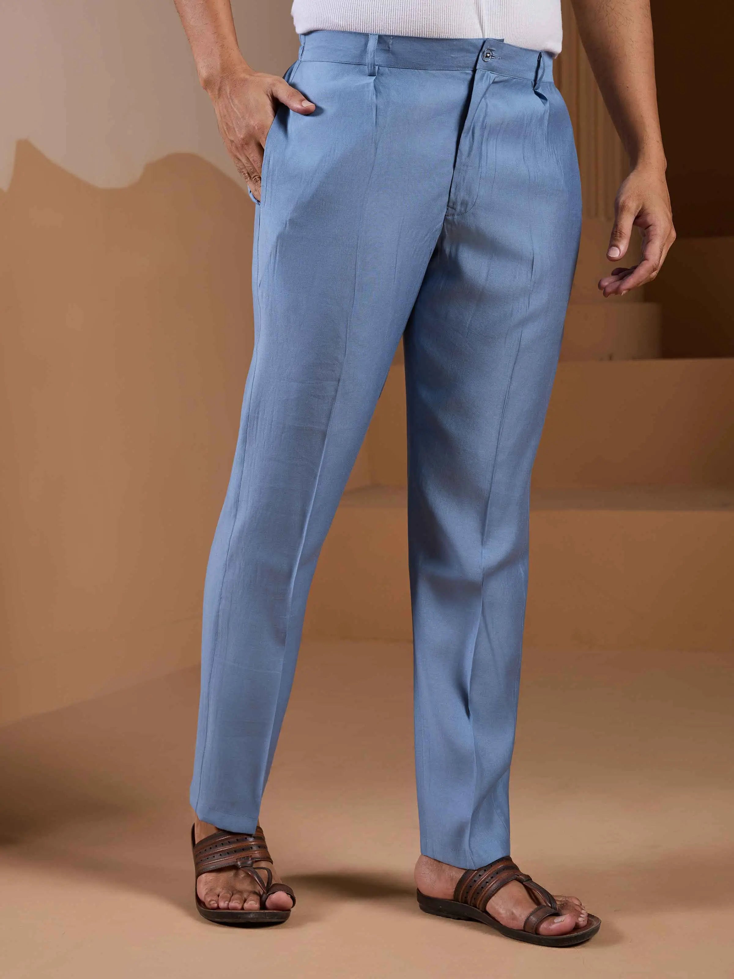 Sky Blue Kurta Set With Embroidery Sequins Jacket