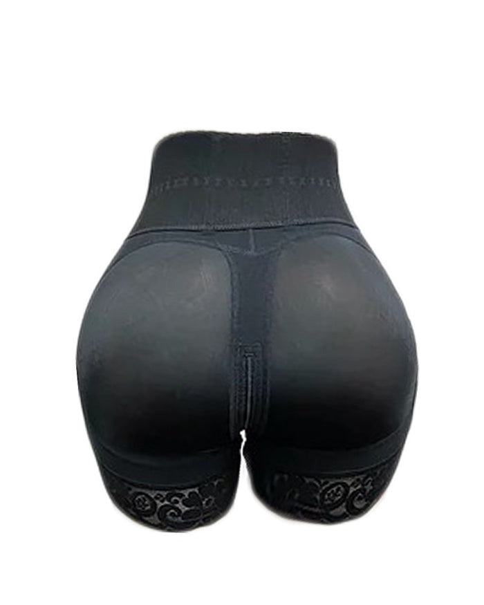 Shapshe® Double Compression High Waisted BBL Shorts With Mid-section Tummy Control Panties - By Qivii