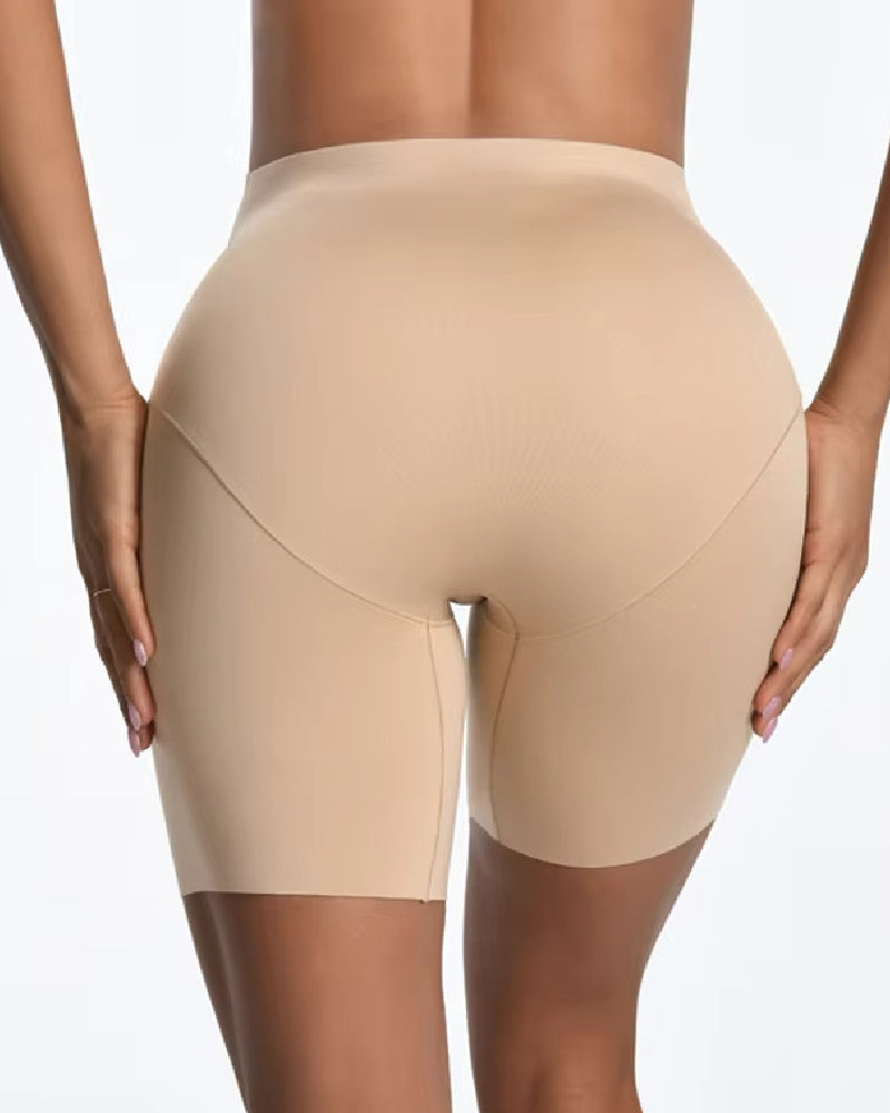 Seamless Elasticity Tummy Control Non-slip Thickened Faja Shapewear Shorts - By Qivii