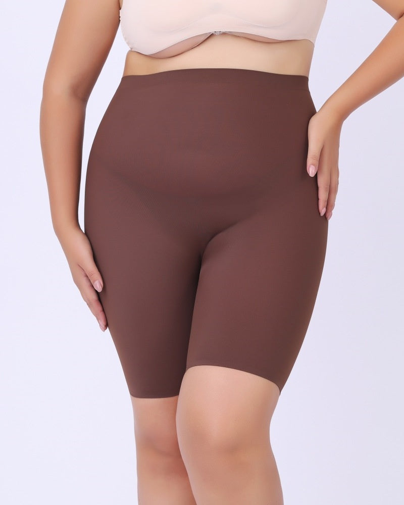 Mid-rise Seamless Shaping Shorts with Tummy control and Hip lift - By Qivii