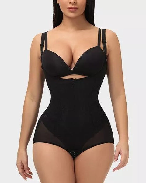 Breathable Waist Trainer Corset Bodysuit Shapewear - By Qivii