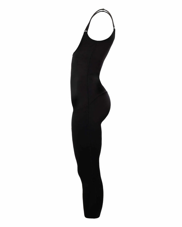 Shapshe® Seamless Slimming Open Bust Full Body Shapewear Jumpsuit Bodyshaper - By Qivii
