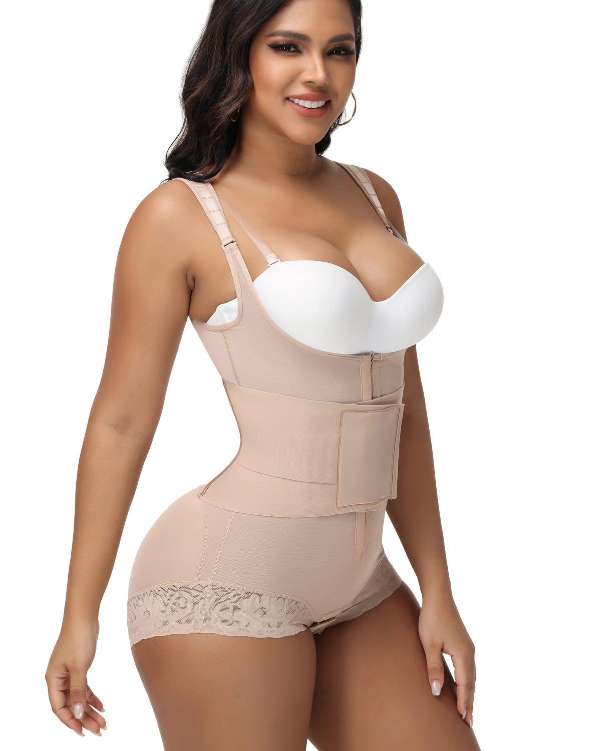 Shapshe® Fajas Open Bust Post Surgery Waist Trainer Body Shaper