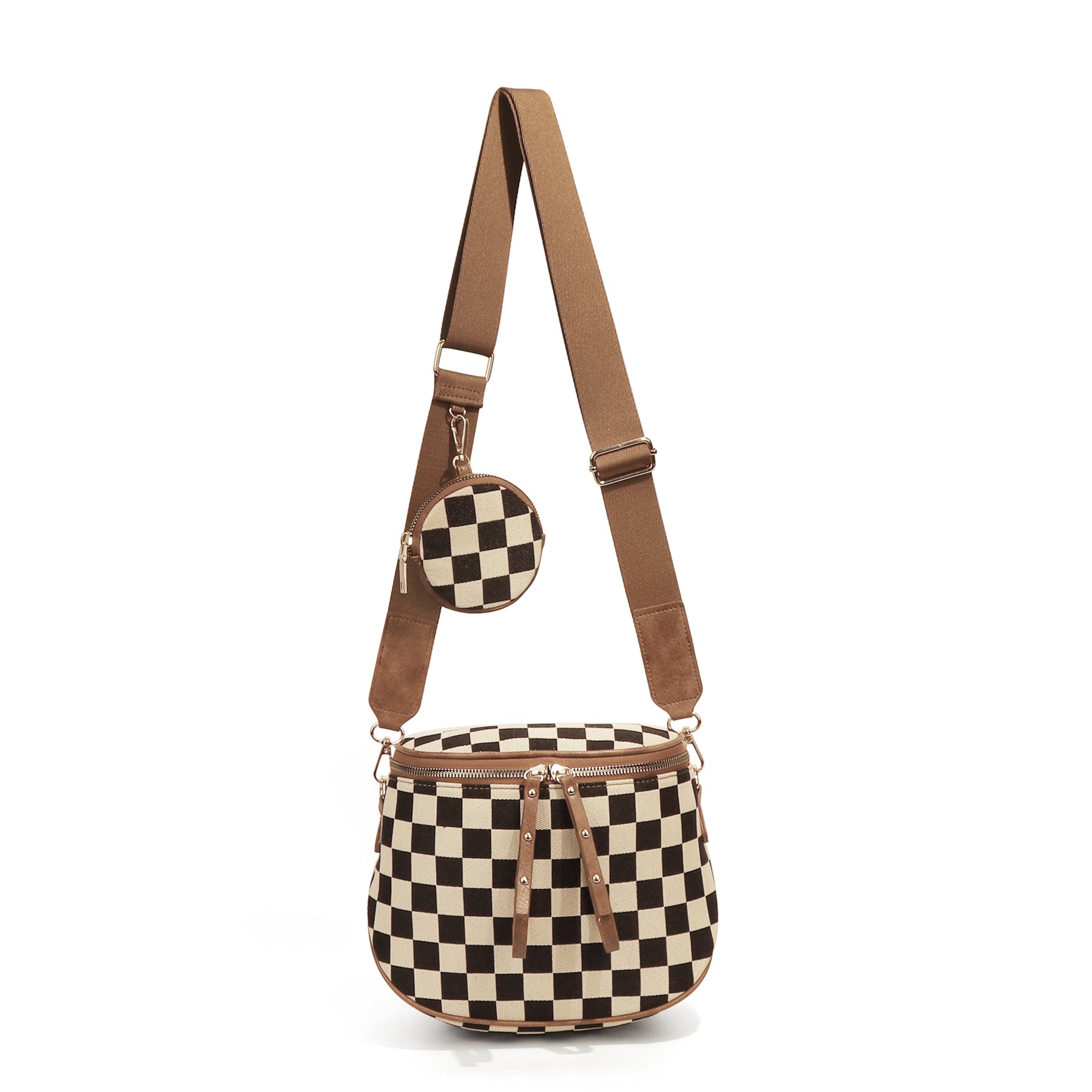 Ounamei Large Crossbody Bag for Women | Multi-Style Bag with Coin Pouch for Travel & Daily Use