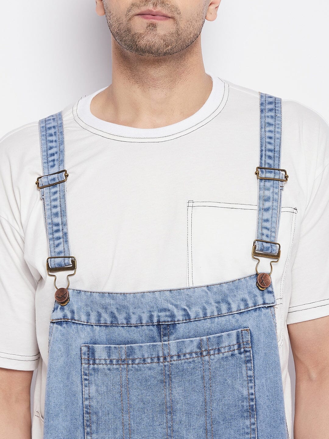Blue Baggy Carpenter Dungaree