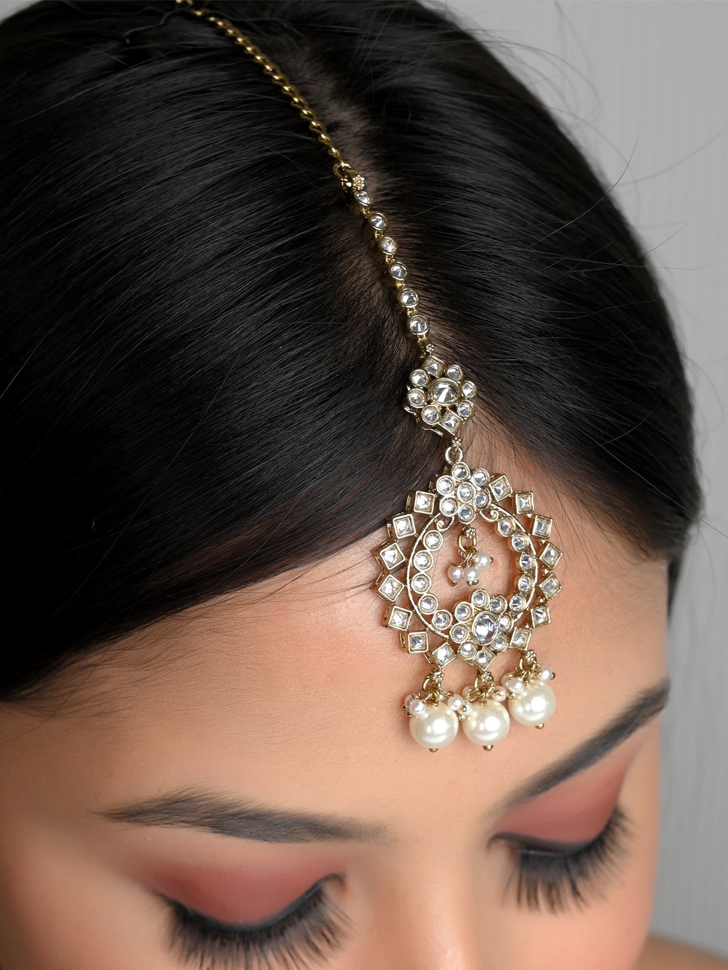 Anokhi White Polki Necklace Set - qivii