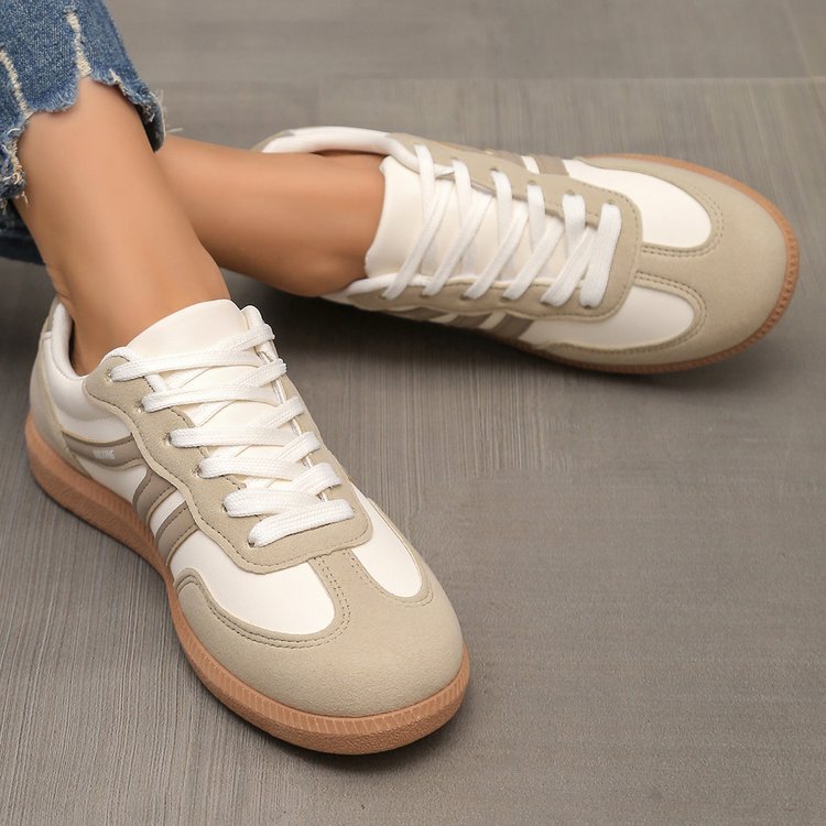 Women’s Nova Retro Colorblock Sneakers – Casual Lightweight Comfort Trainers (US5–10)