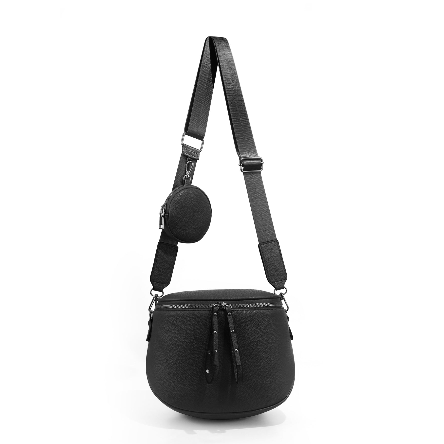 Ounamei Large Crossbody Bag for Women | Multi-Style Bag with Coin Pouch for Travel & Daily Use