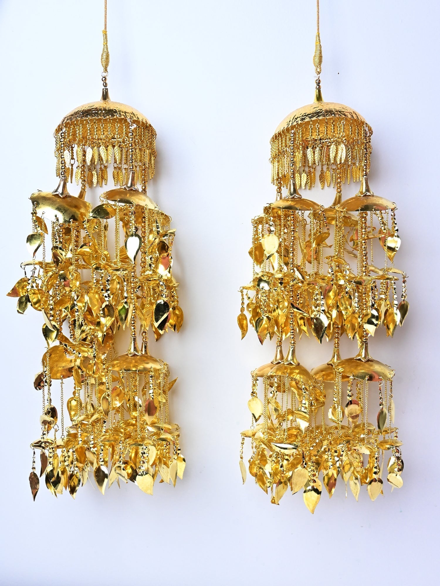 Bhumi Golden Gold Plated Long Hanging Kalire - qivii