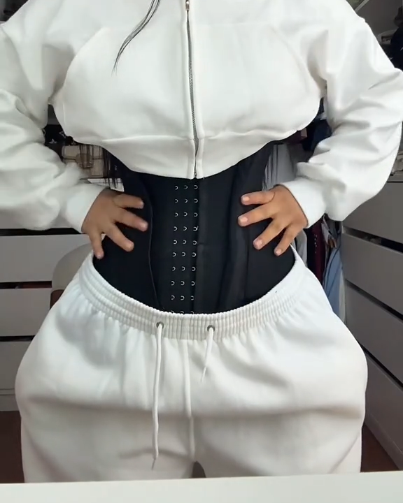 Fajas Colombianas Double Compression Steel Bones Waist Trainer - By Qivii