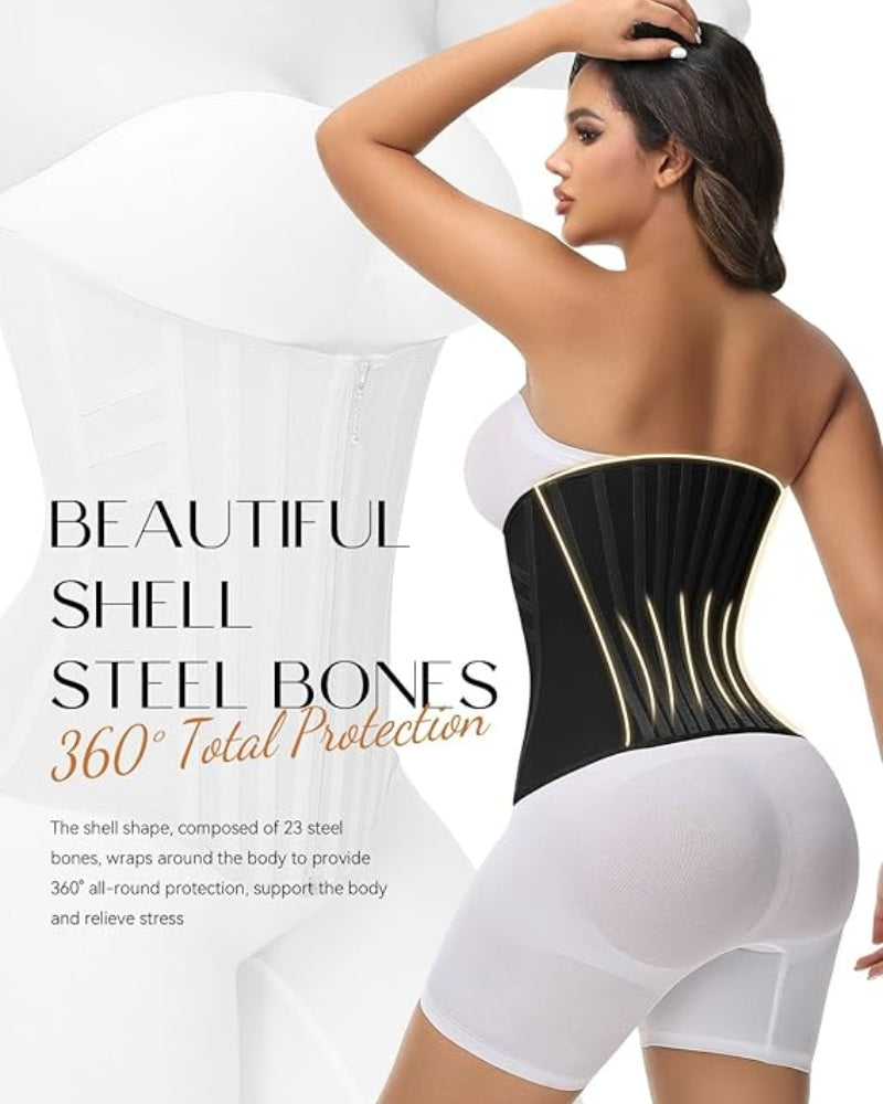 Shapshe® Curved Boned Waist Trainer High Compression Tiny Waist Corset