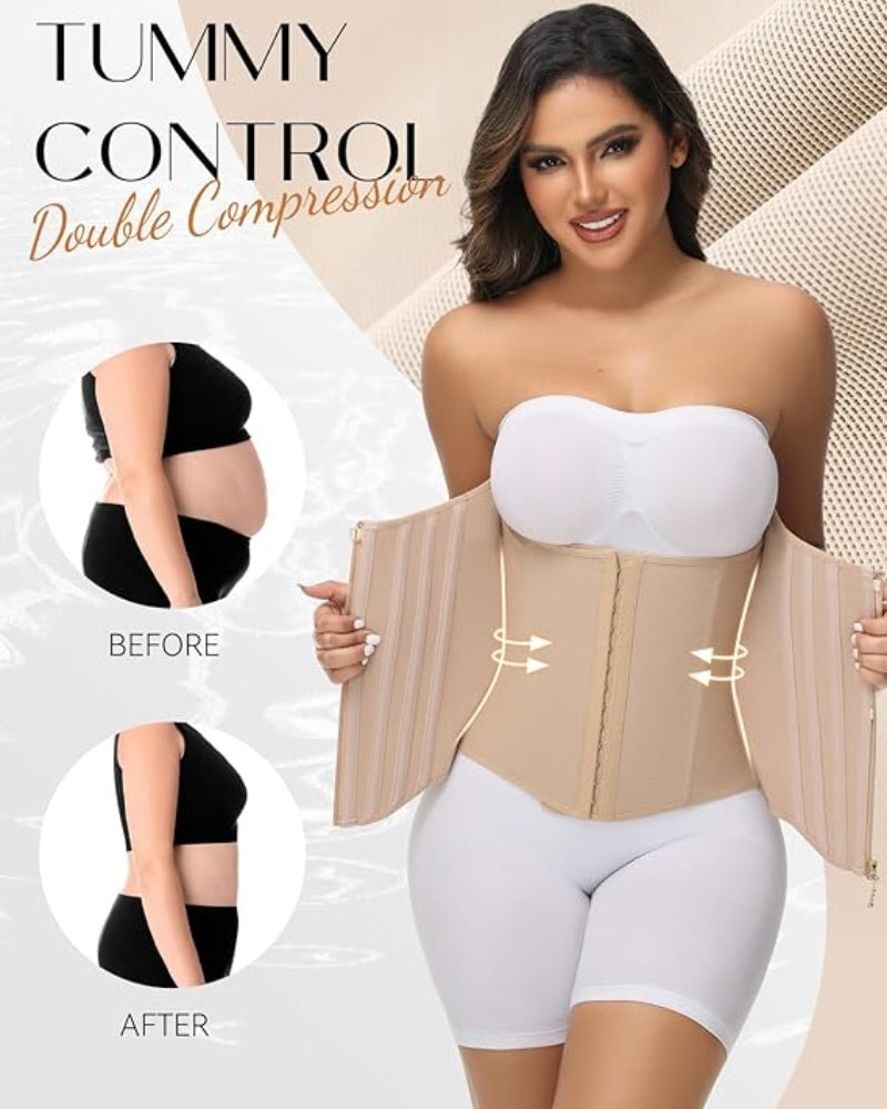 Shapshe® Curved Boned Waist Trainer High Compression Tiny Waist Corset