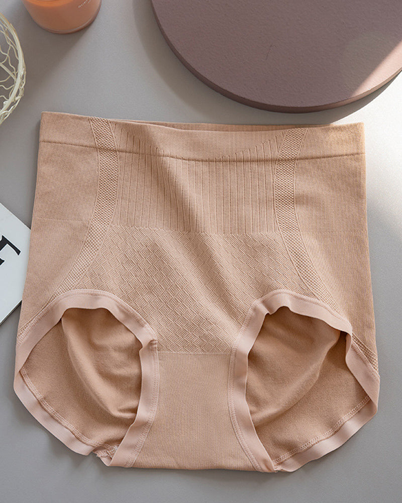 Women's Soft Stretch Butt Lift Briefs Seamless Pure Cotton Bottom Crotch Underwear - By Qivii