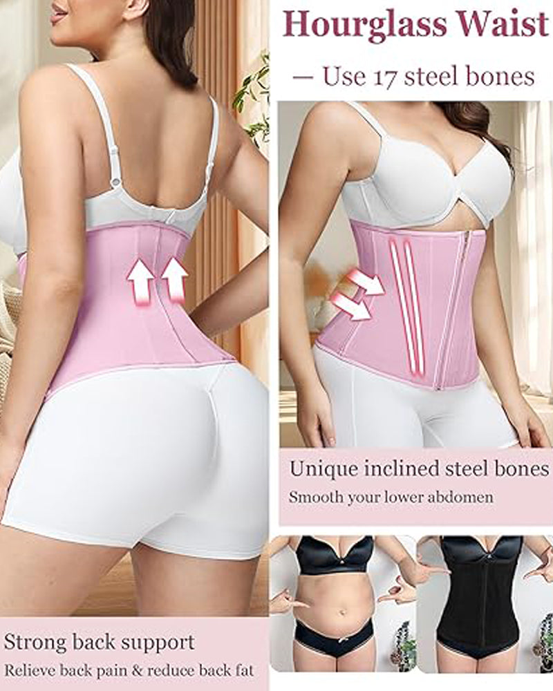 Shapshe® Zip & Breasted Body Shaper Tank Top Waist Trainer - By Qivii