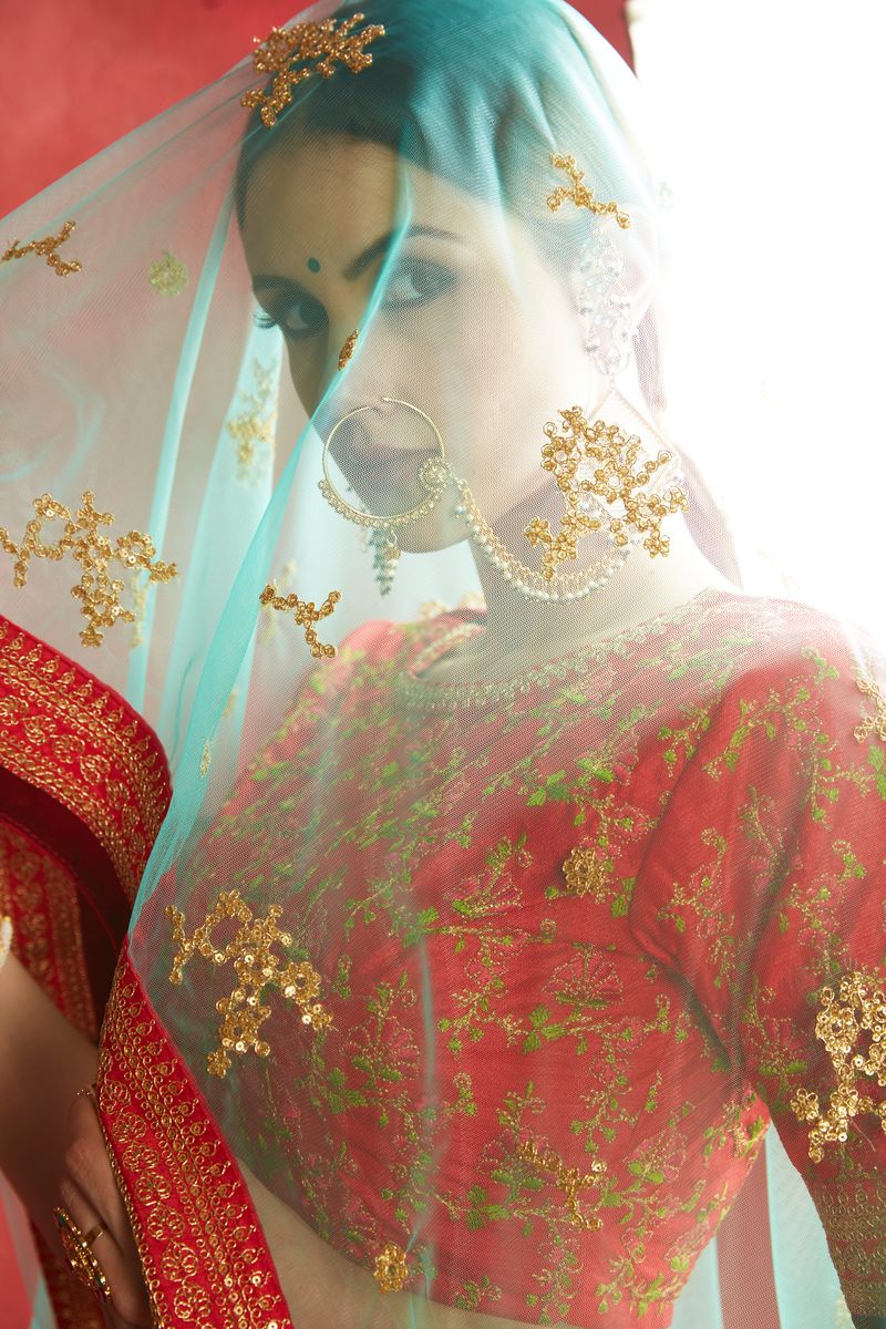 ROSE PINK FLORAL PRINT ,DORI, ZARI AND SEQUINS EMBROIDERY LEHENGA CHOLI | Ready To Wear - qivii